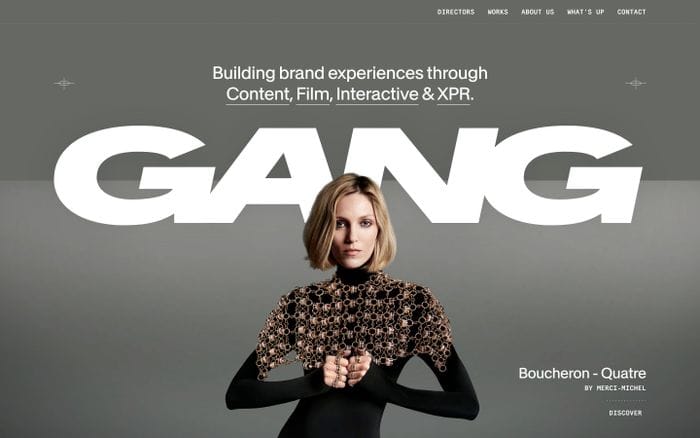 Gang website preview