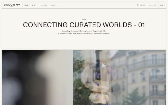Balcony website preview