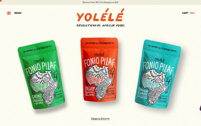 Yolélé website preview