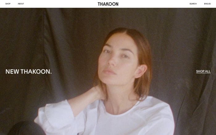 THAKOON | Official Store website preview