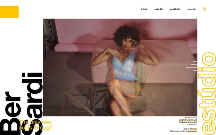 Ber Sardi - Estúdio website preview