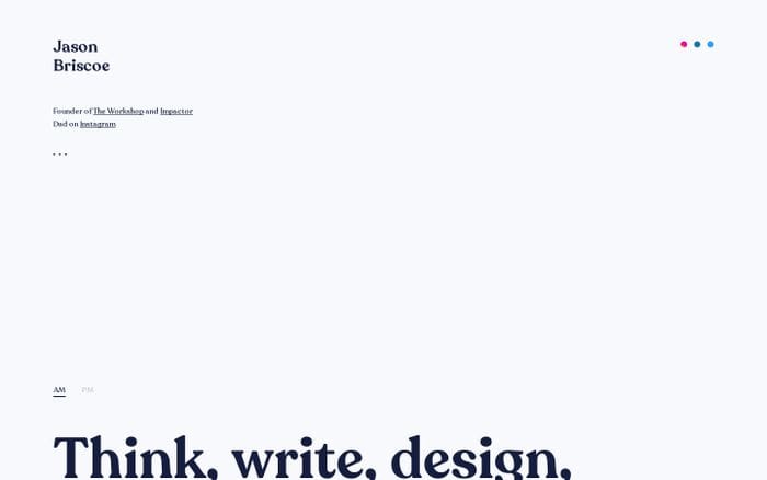 Jason Briscoe website preview