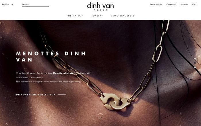 Accueil | dinh van website preview