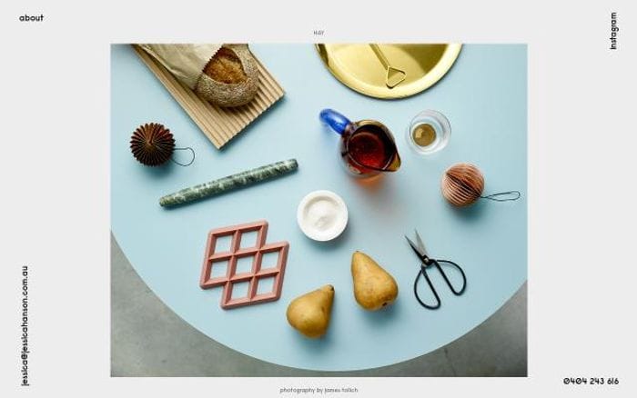 Jessicahanson website preview