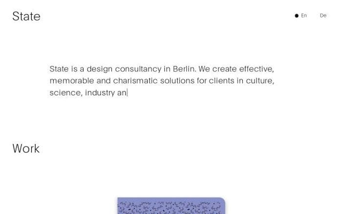 S-t-a-t-e website preview