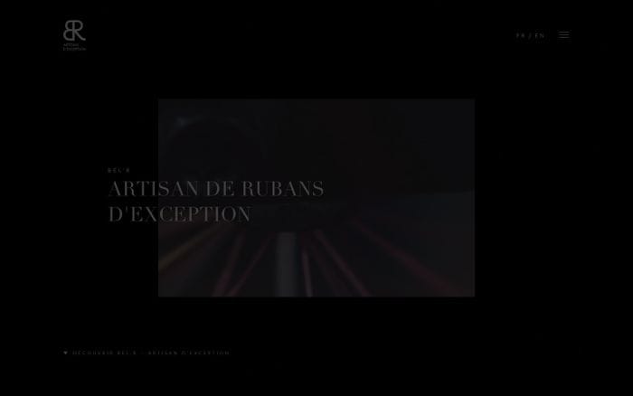 Artisan de Rubans d'exceptions depuis 1905 | BEL'R Artisan d'exception website preview