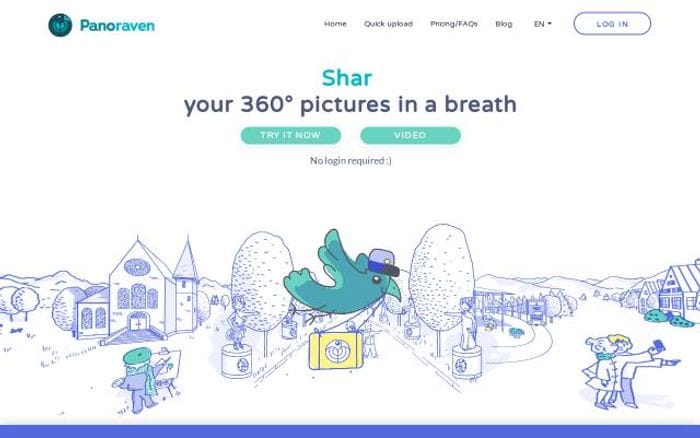 Panoraven website preview