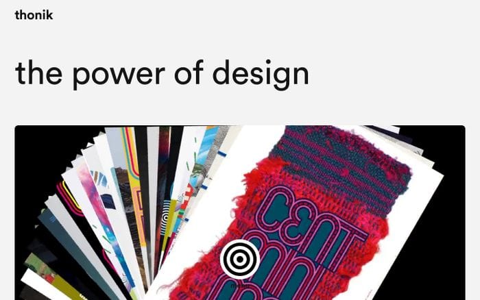 Thonik website preview