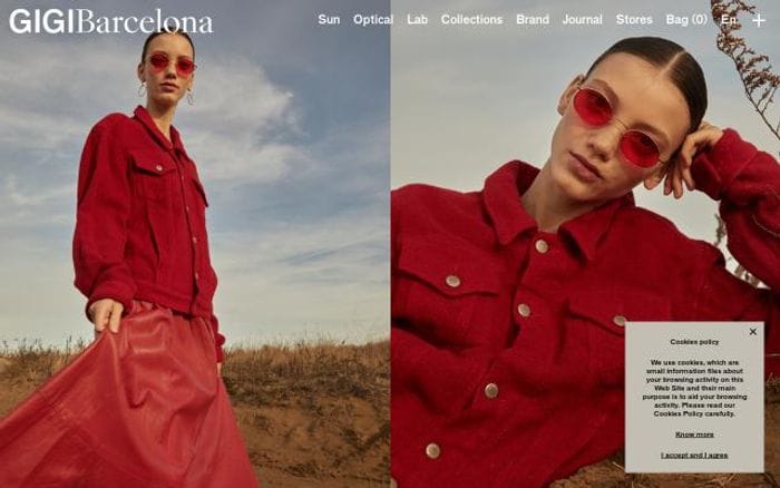 Gigibarcelona website preview