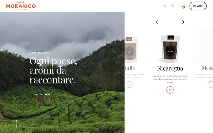 Vendita Capsule Caffè, Cialde, Macinato | Caffè Mokarico Firenze website preview