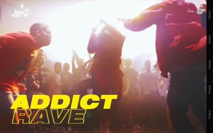 Addictrave website preview