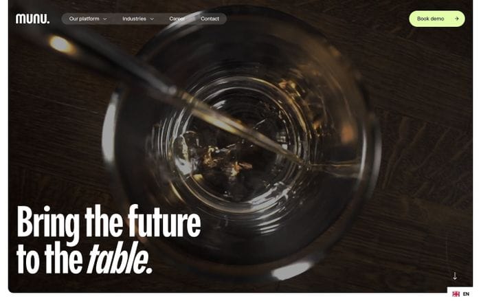 Munu website preview