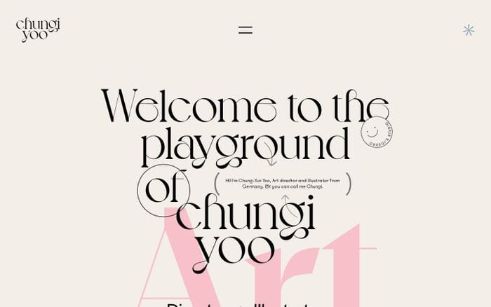 ChungiYoo website preview