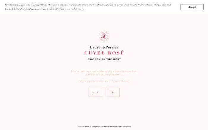 Cuveerose website preview