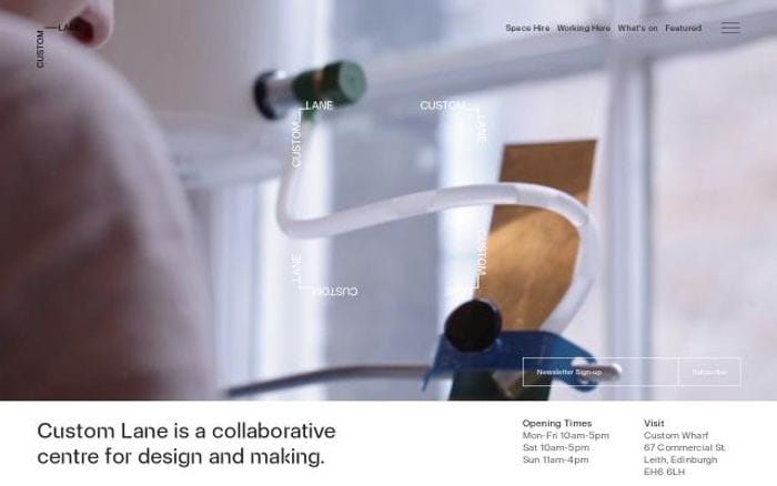 Customlane website preview