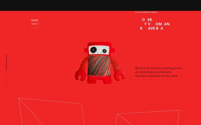  Little Red Robot website preview