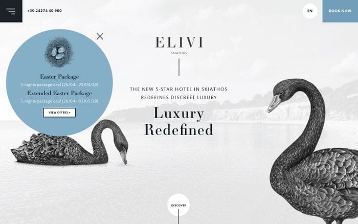 5 Star Luxury Resort in Skiathos | Elivi Hotels Skiathos website preview