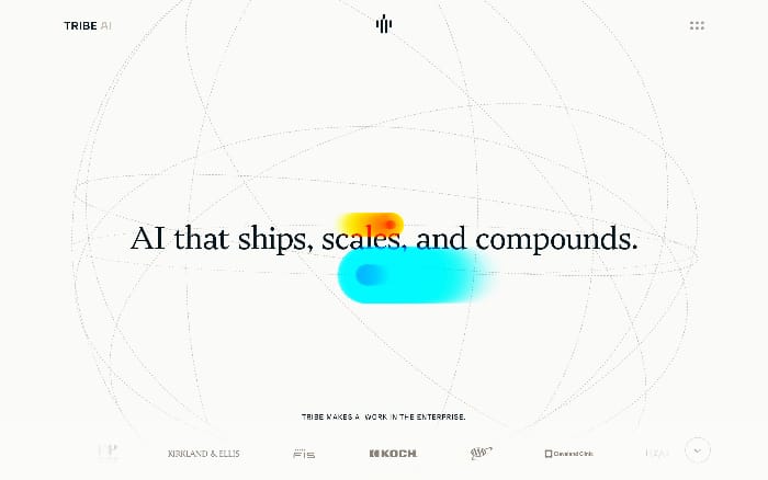 Tribe AI website preview
