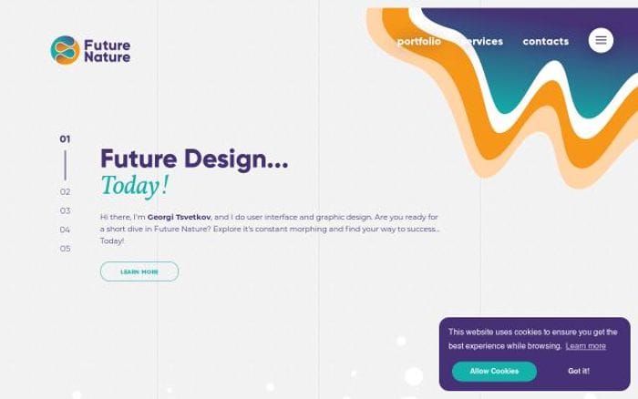 Futurenature website preview