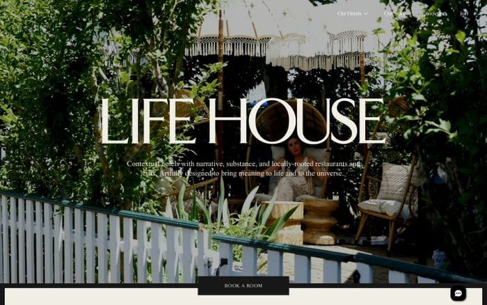Life House website preview