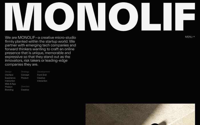 Monolif website preview