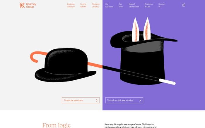 Kearney Group website preview