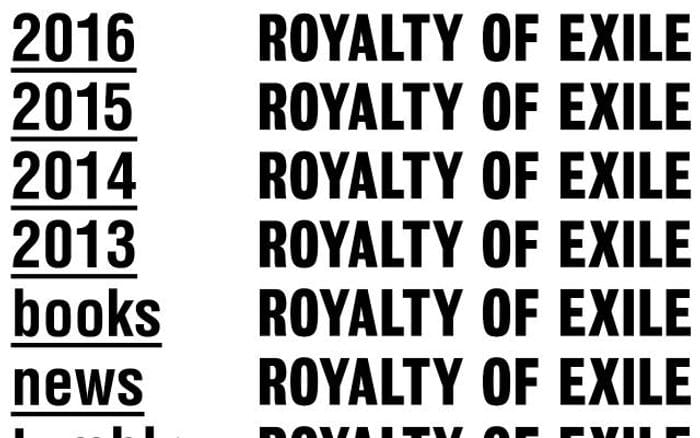 Royaltyofexile website preview