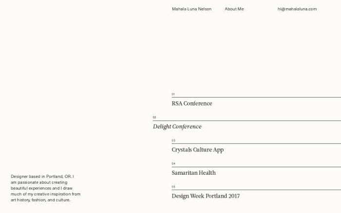 Mahalaluna website preview