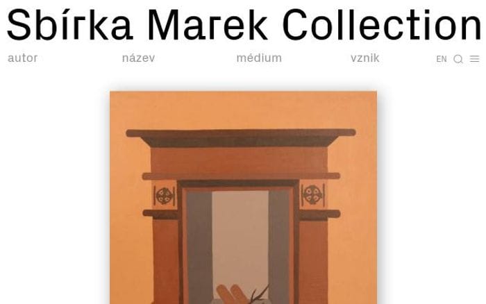 Marekcollection website preview