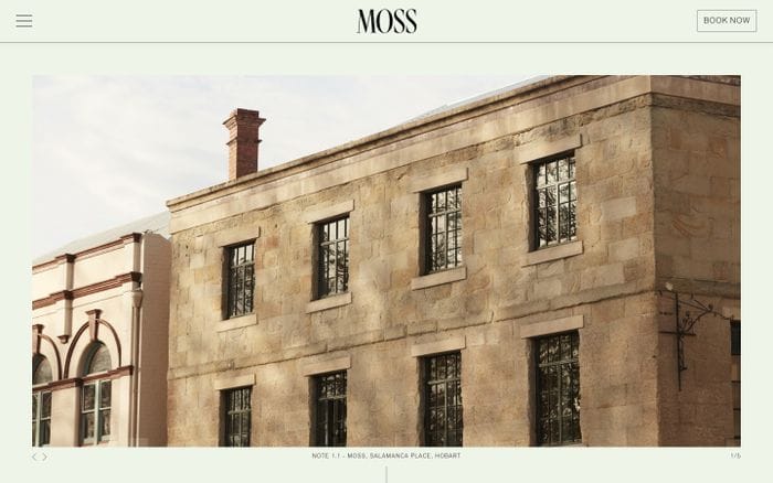  Moss Hotel website preview