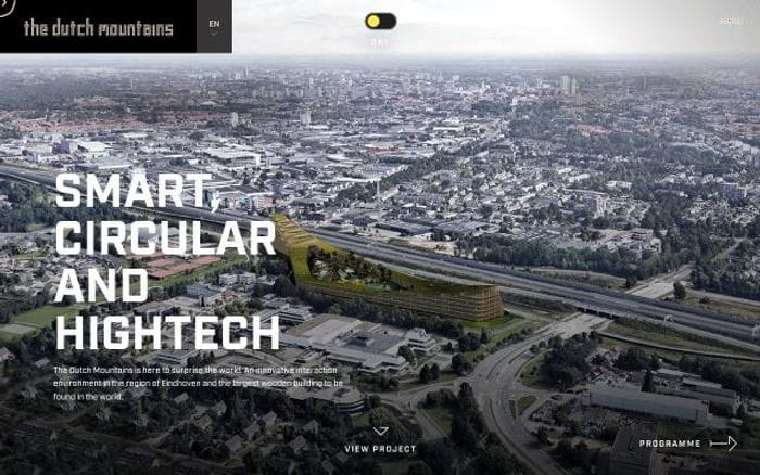 Thedutchmountains website preview