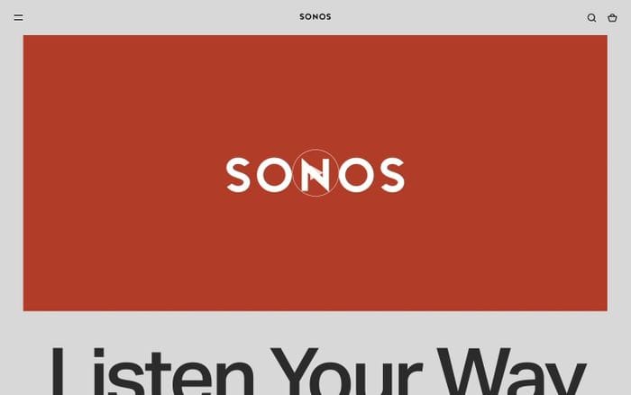Sonos | Wireless Speakers and Home Sound Systems website preview