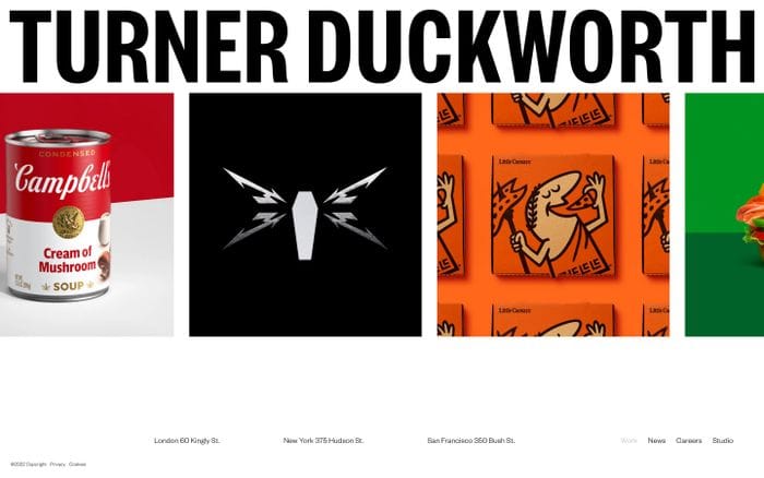 Turner Duckworth website preview