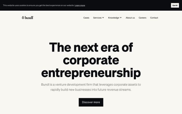 Bundl website preview