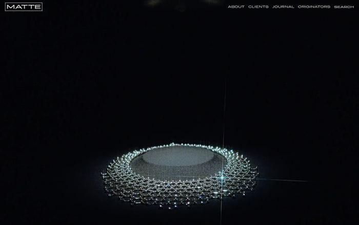 Matte Projects website preview