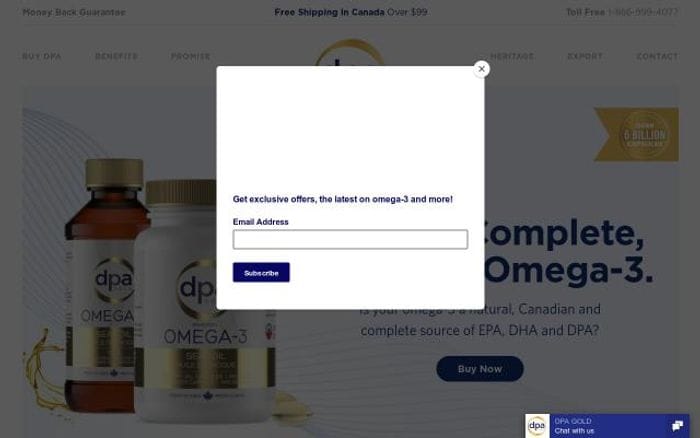 Dpagold website preview