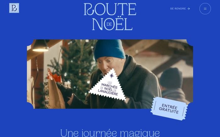 Route De Noel website preview