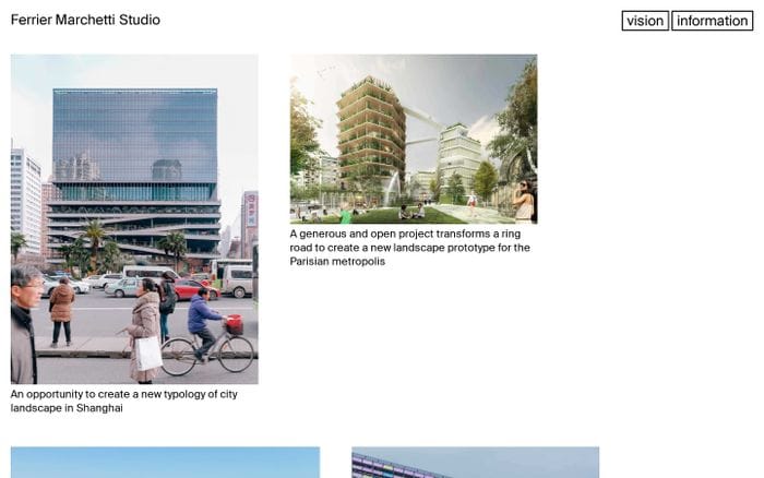 Ferrier Marchetti Studio website preview