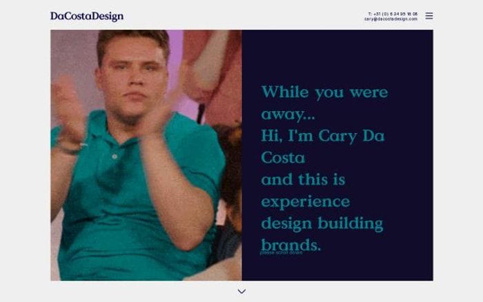 Dacostadesign website preview