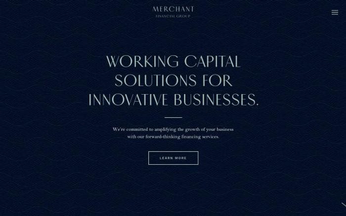 Merchantfinancial website preview