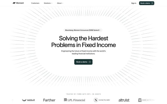 Moment website preview
