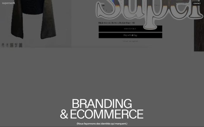 Superserif website preview