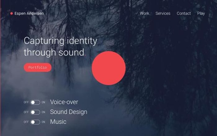 Easound website preview