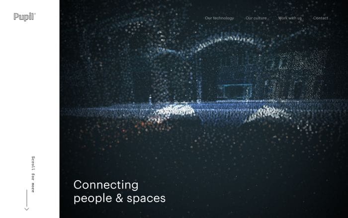 Pupil — Connecting people and spaces website preview