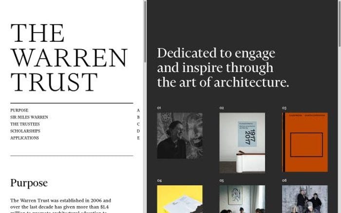 Warrentrust website preview