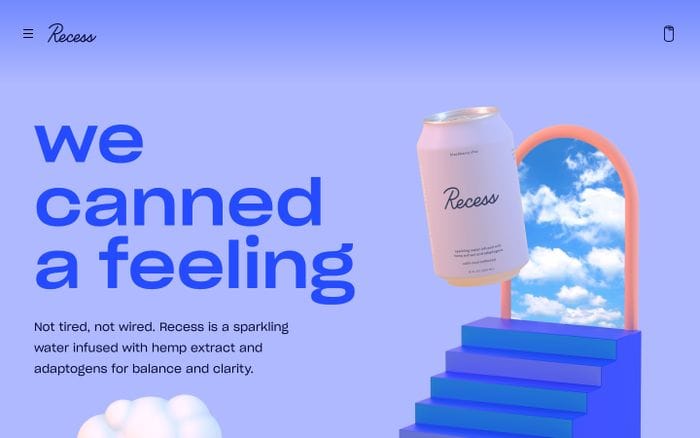 Recess website preview