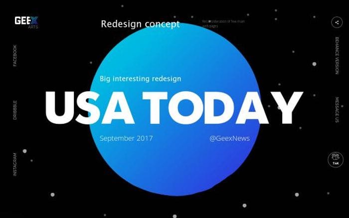 Usatoday website preview
