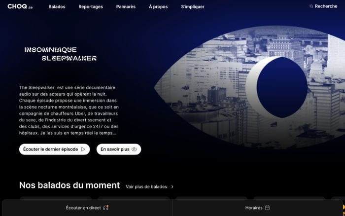 CHOQ website preview