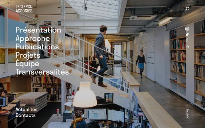 Leclercq Associés website preview