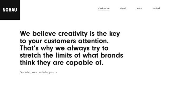 Nohaucreative website preview